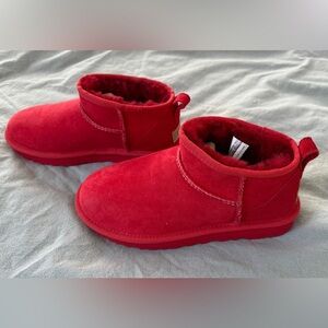 UGG Ultra Mini Red Boots